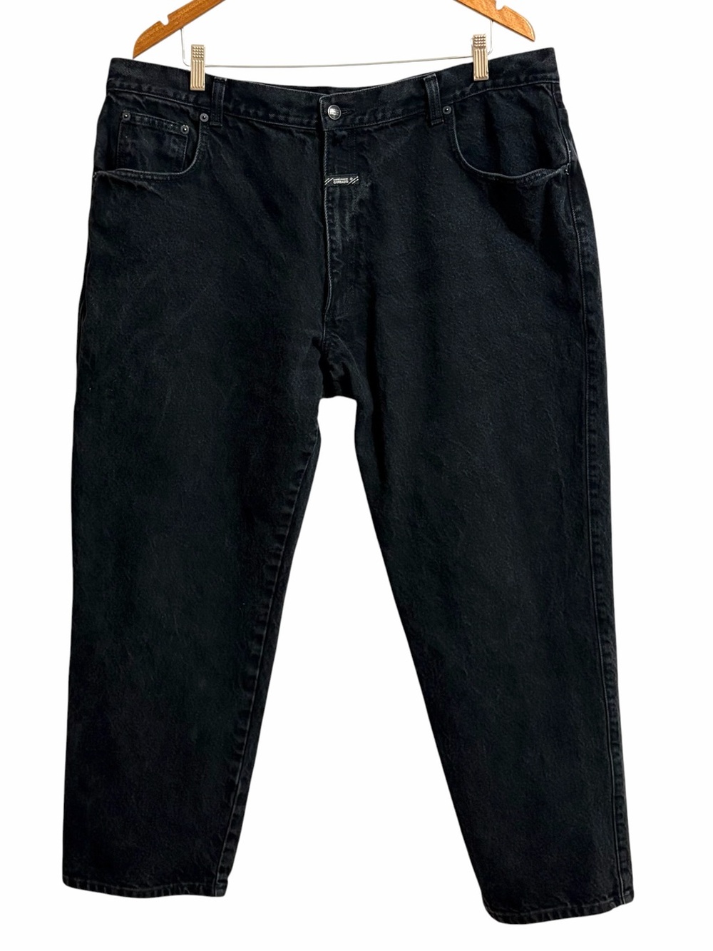 Marithe Francois Girbaud Vtg Y2K Baggy Skater Jeans Mens 40x30 Black Streetwear